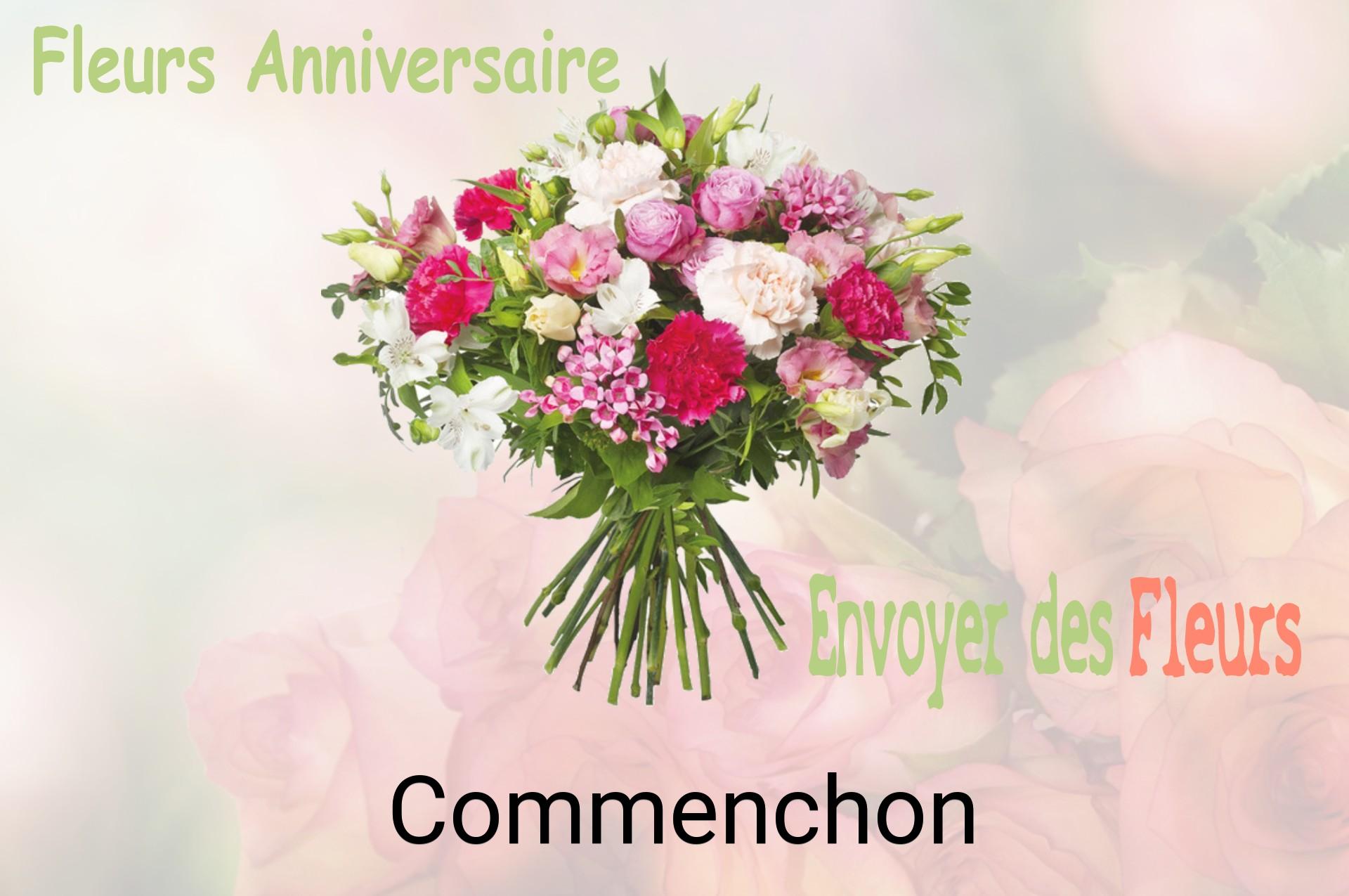 Bouquet de fleurs d’anniversaire livré à Commenchon